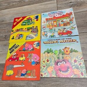 Richard Scarry's books and Jim Hensons the Muppets book